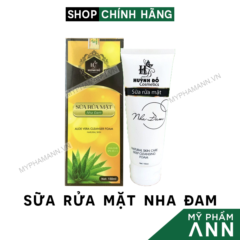 Sữa rửa mặt nha đam huỳnh đỗ cosmetics giá sỉ chính hãng