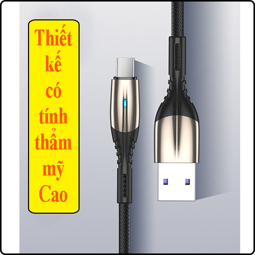 Dây Sạc Nhanh Iphone Bọc Dù Cao Cấp 1m Có đèn Led