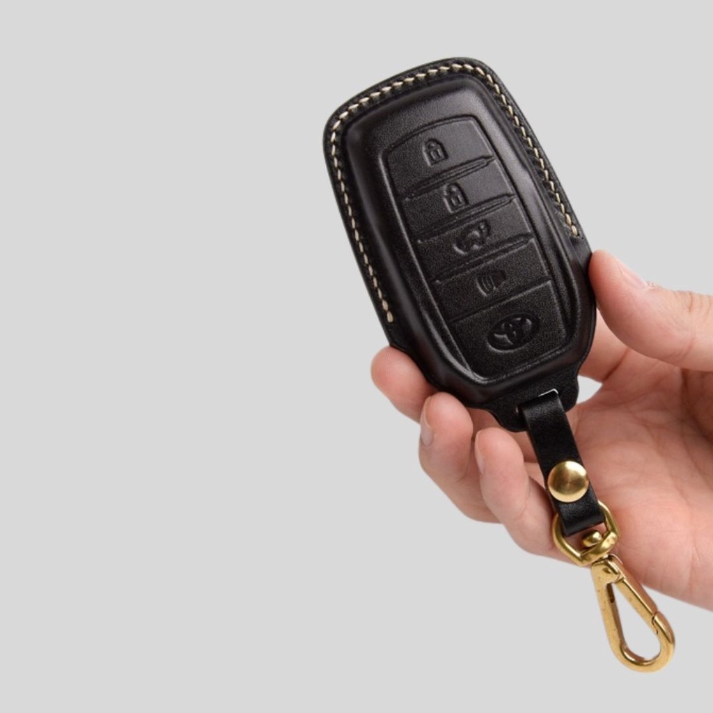 Bao khoá ô tô da thủ công cho xe hơi Toyota Fortuner/ Innova/ Camry