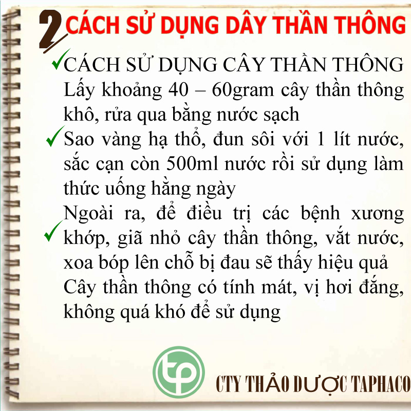 Dây thần thông khô 100g - Dược Tấn Phát