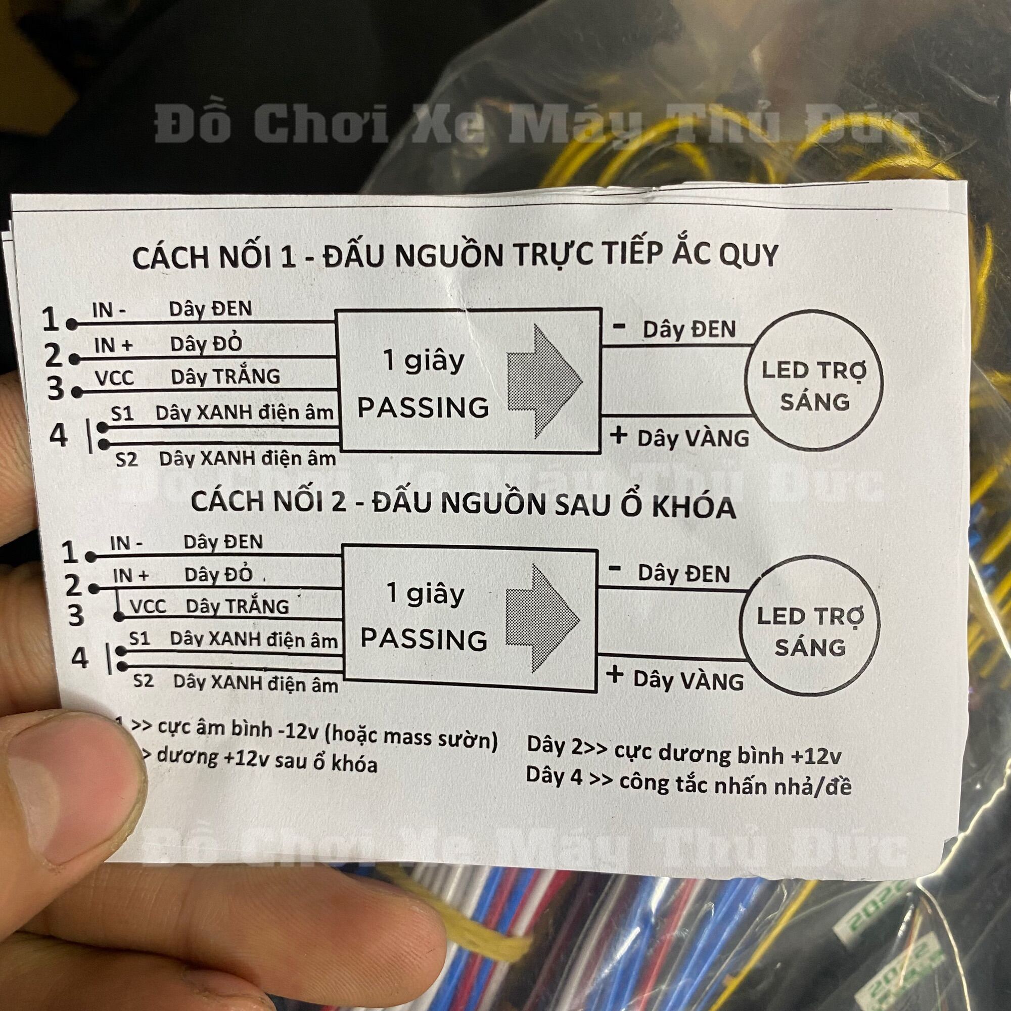 [HCM]Mạch Passing 3s - Tặng Công Tắc Passing