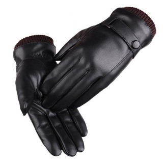 Găng tay da nam mùa đông chống nước giữ ấm - Mẫu HOT Cảm Ứng 10 Ngón TOPEE DL01 thumbnail
