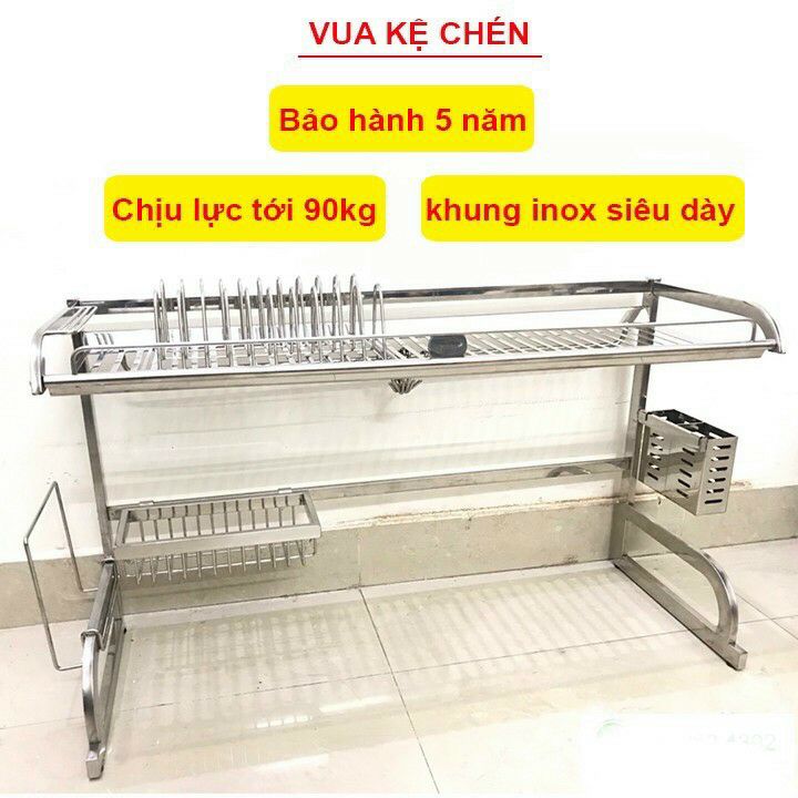 [HCM]Kệ chén đa năng inox tấm 304 cao cấp giá gốc 3750000đ