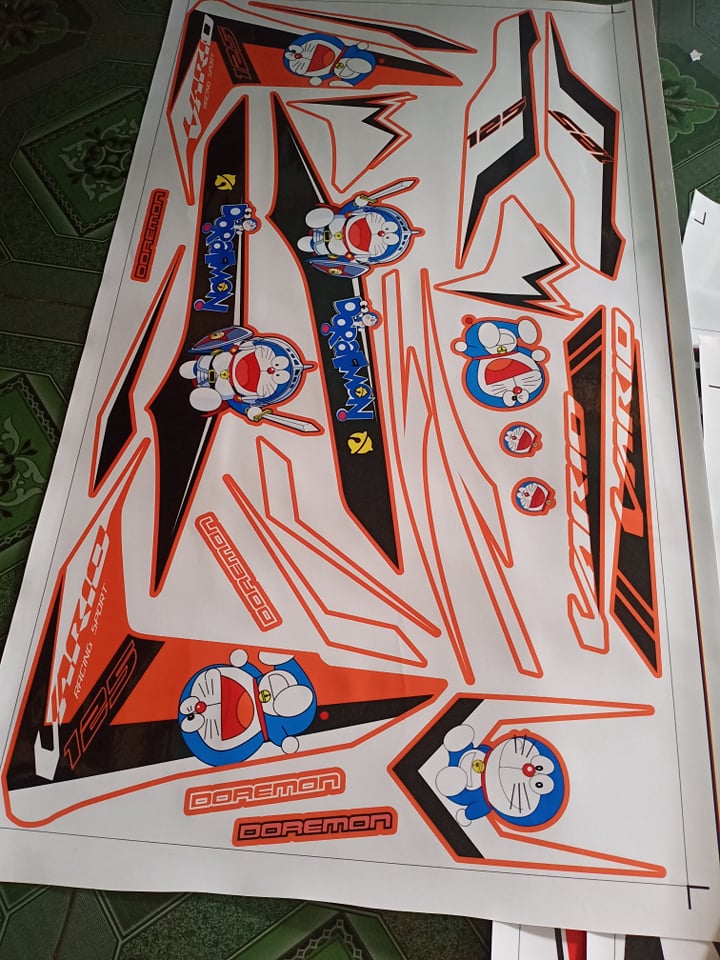 tem rời vario 125 doreamon