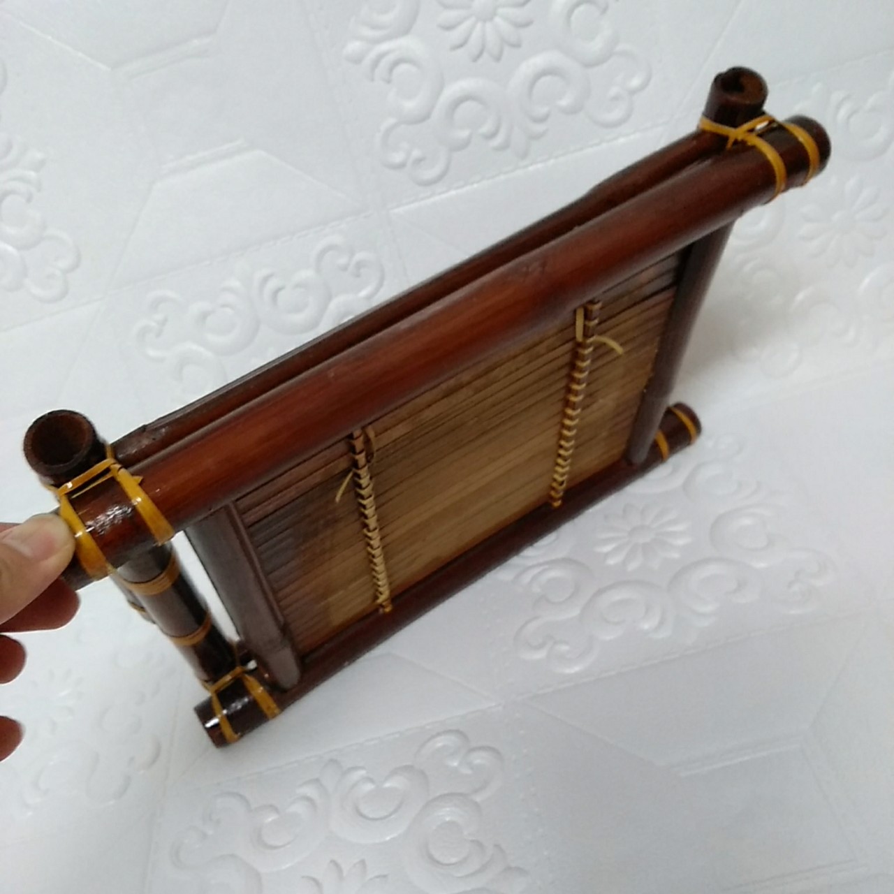 Khay trà tre 35 x 25 cm cao cấp