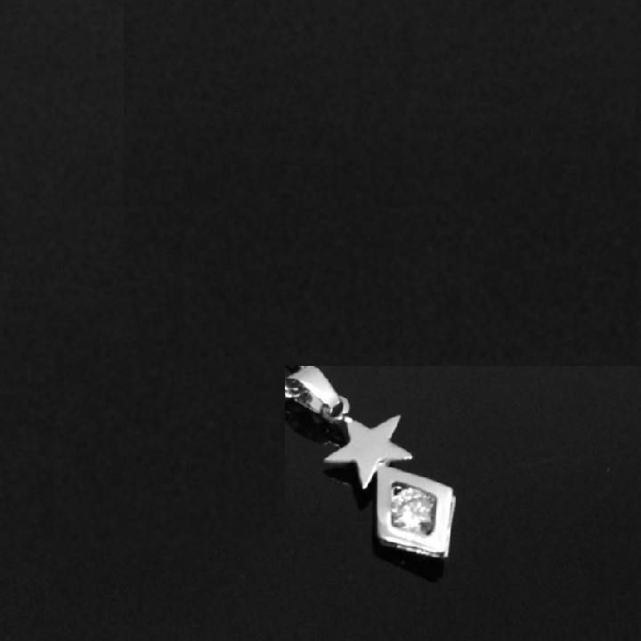 Dây chuyền nữ inox Thấy Là Thích dây lá me mặt ngôi sao nhỏ với hình thoi đính đá - Cam kết 1 đổi 1 nếu hoen , gỉ sét