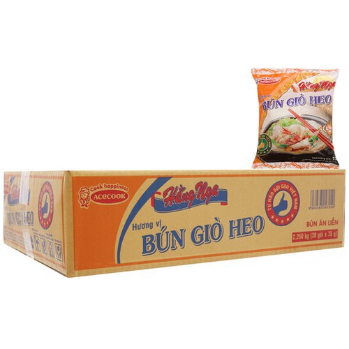 Bún Giò Heo Hằng Nga  Acecook 75g 30 gói
