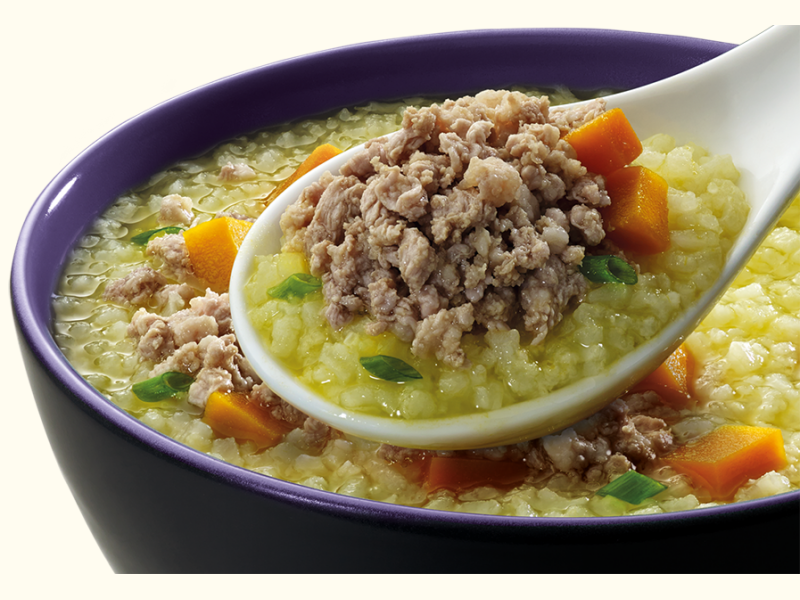 Cháo tươi thịt thăn bằm bí đỏ 270g