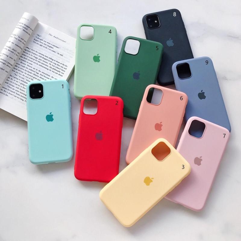 Giá Ốp Chống Bẩn Silicone full viền Iphone 6,6s,7,8,6 Plus, 6s Plus, 7 Plus, 8 Plus, X, Xs, Xs Max, 11, 11 Pro, 11 Pro Max.