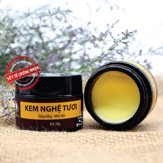 Kem nghệ tươi hữu cơ dưỡng da mẹ sau sinh Wonmom 50gr