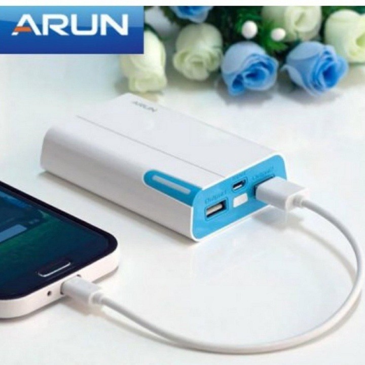 Pin sạc dự phòng giá rẻ ARUN 8400mah (CÒN HÀNG - TRỢ SHIP 5K)