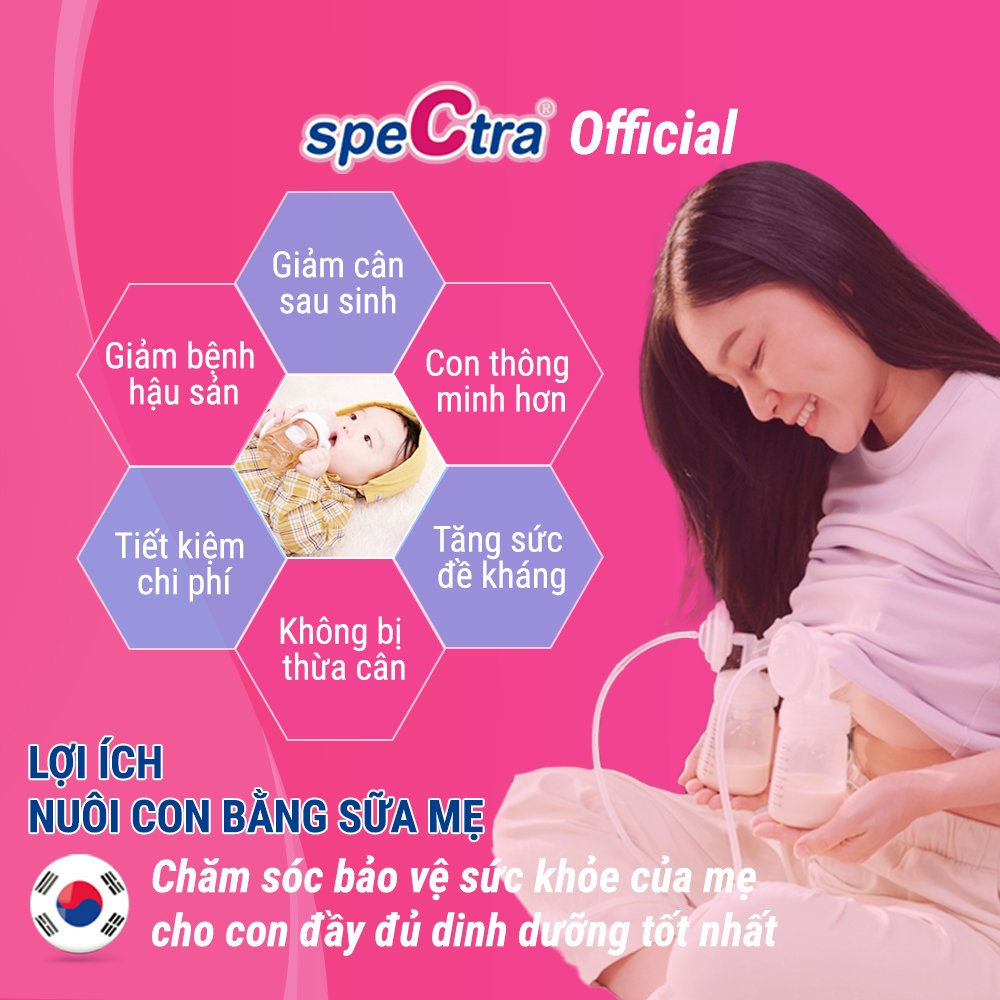 Máy Hút Sữa Spectra S2 Plus - Hàng Chính Hãng (Bảo Hành 24 Tháng)