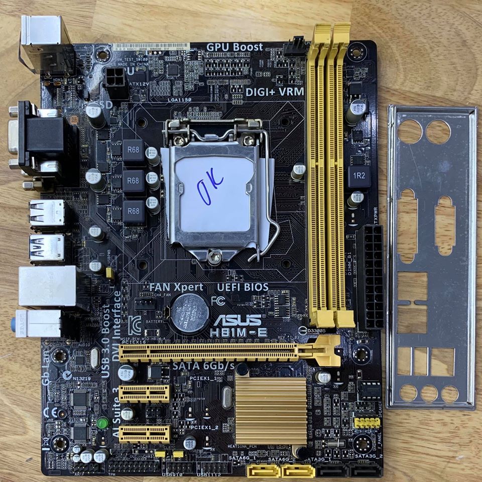 MAINBOARD ASUS H81M-K/E/D SOCKET 1150 ZIN ĐẸP