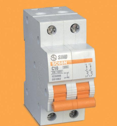 Cầu Dao Tự Đông 2 Cực Sino Vanlock - Model: SC68N