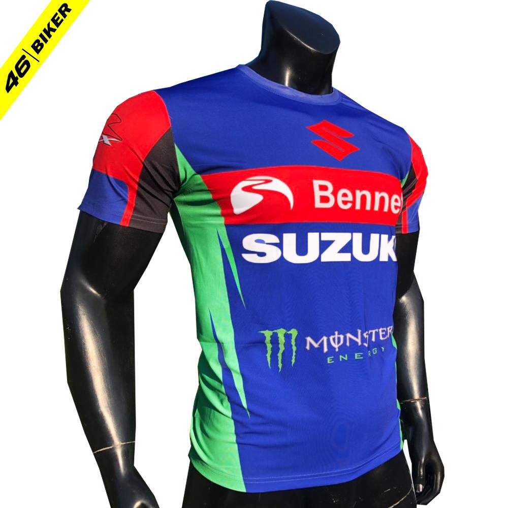 Áo thun cotton Suzuki thấm hút mồ hôi