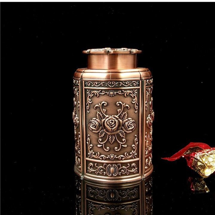 Hộp Đựng Chè Bằng Hợp Kim Sang Trọng