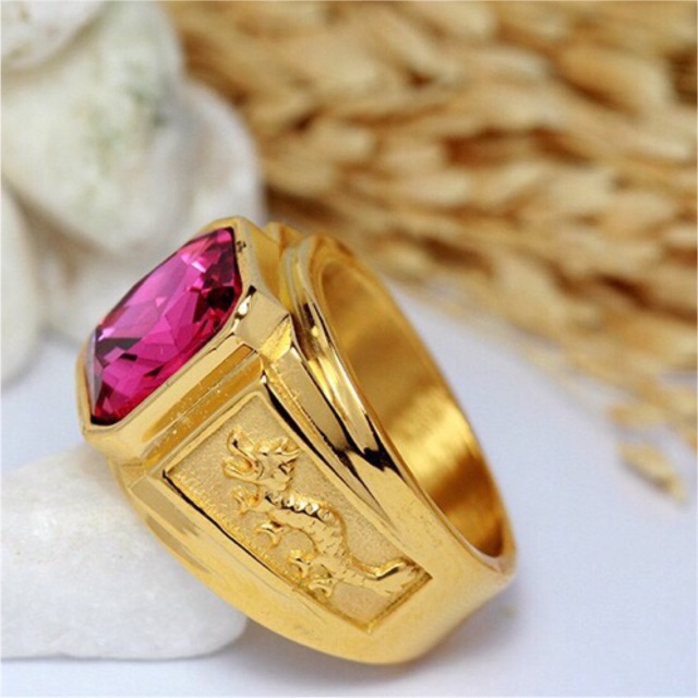 Nhẫn nam hình rồng ảnh thật