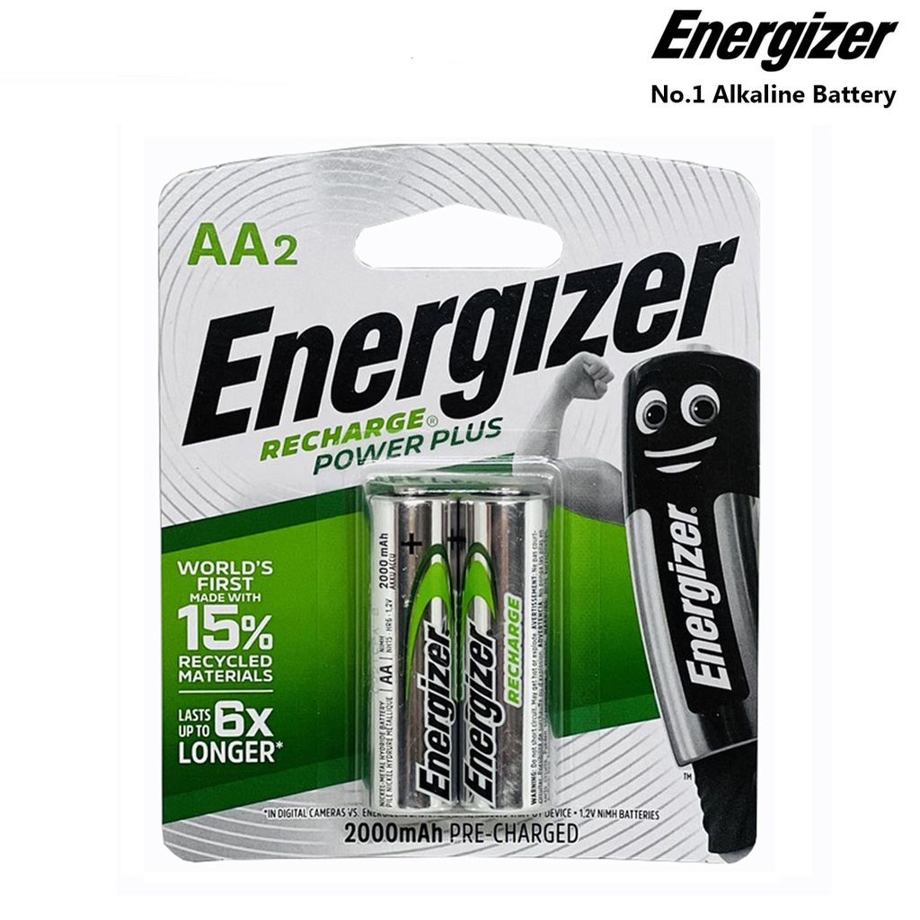 {HÀNG CHÍNH HÃNG} Pin sạc Energizer AA ( 2A ) 2000mAh vỉ 2 viên