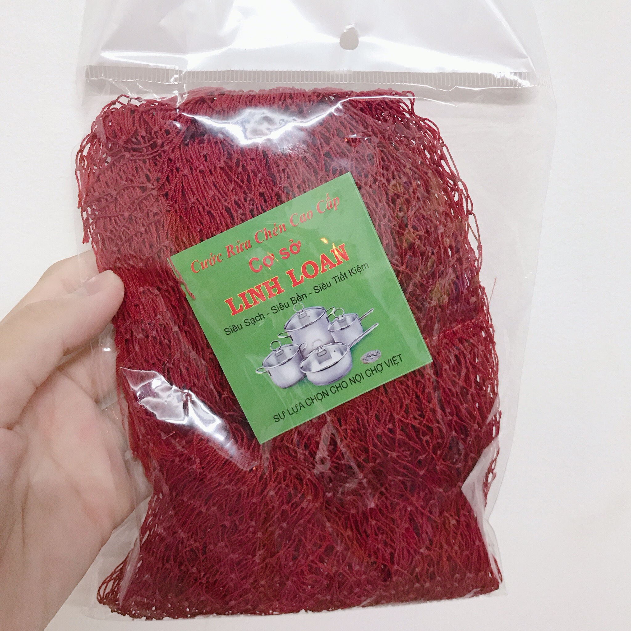 Combo 5 lưới rửa bát, chén (size to)