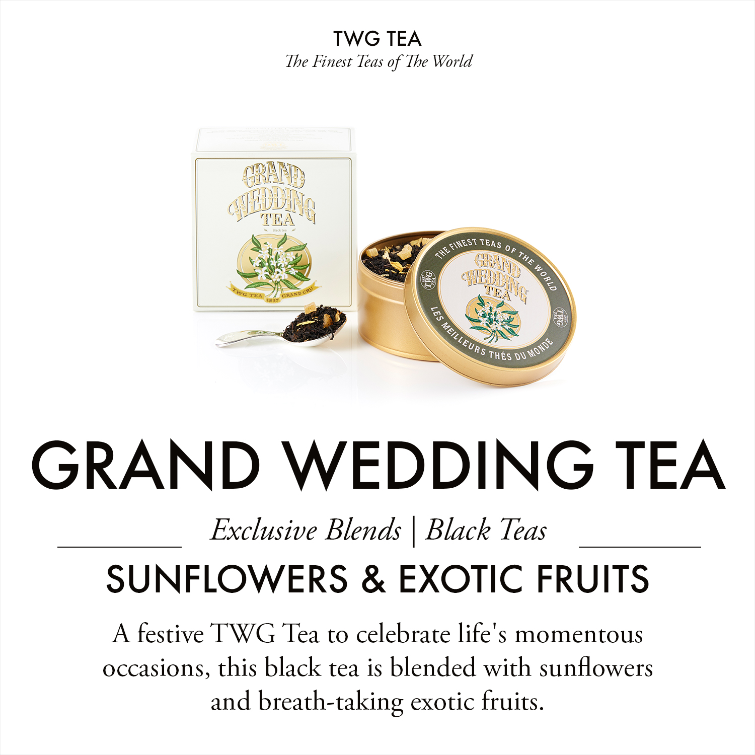 TWG Tea - Grand Wedding Tea (100g) | Black Tea