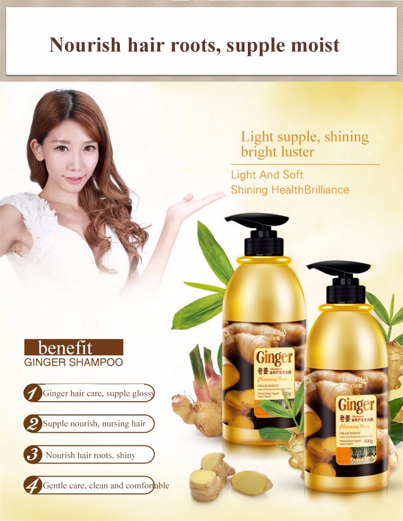 Dầu gội gừng Bioaqua dưỡng tóc chắc khỏe 400ml