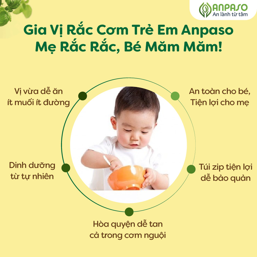 Gia Vị Rắc Cơm Trẻ Em Anpaso 35g