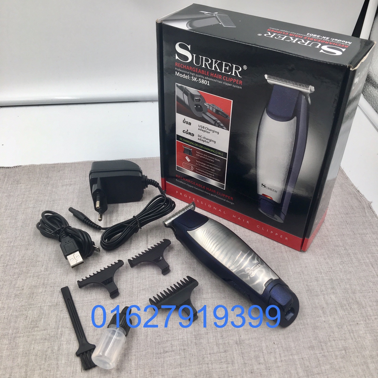 Tông đơ cạo viền cao cấp SURKER 5801