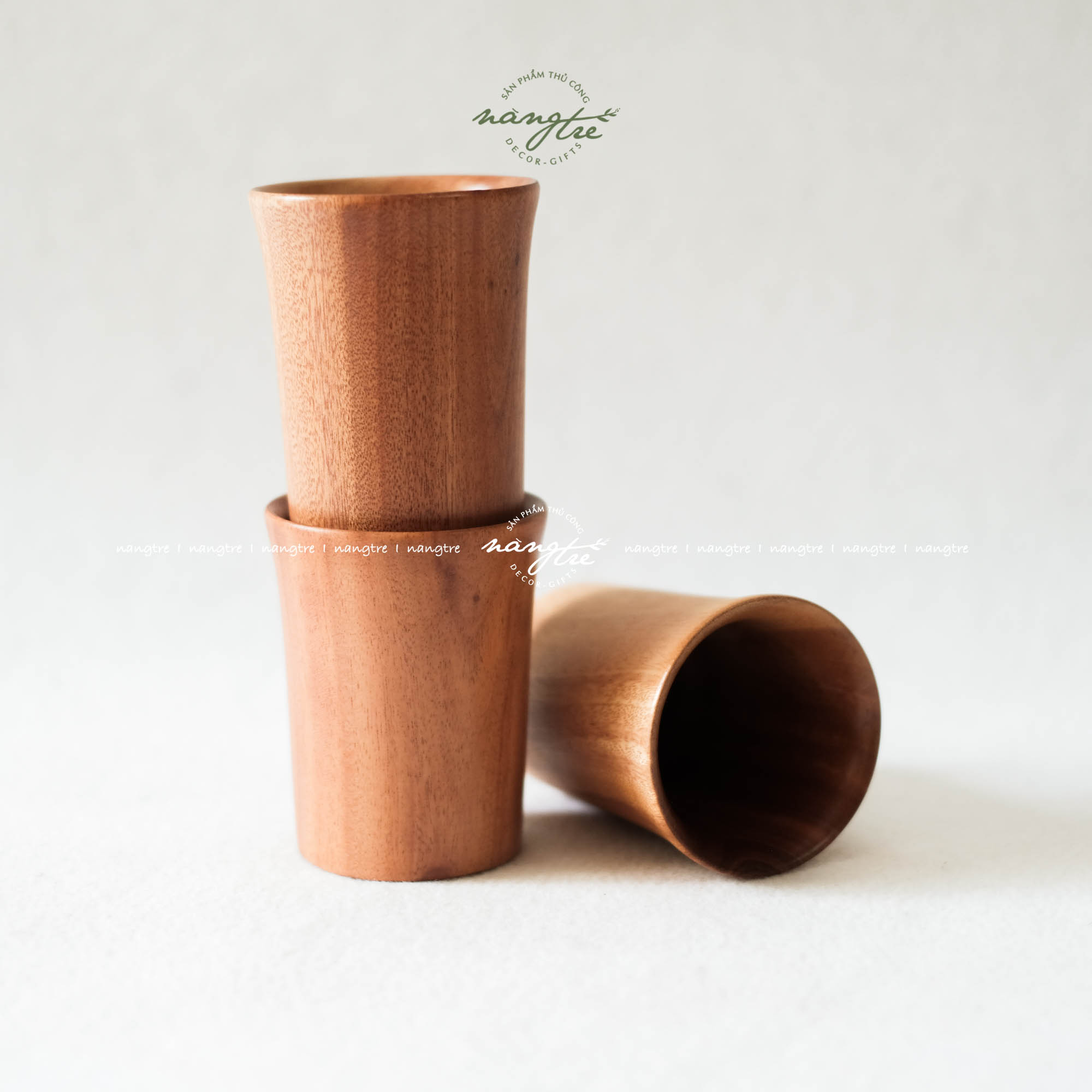 [HCM]Ly gỗ tự nhiên/ Cóc gỗ decor