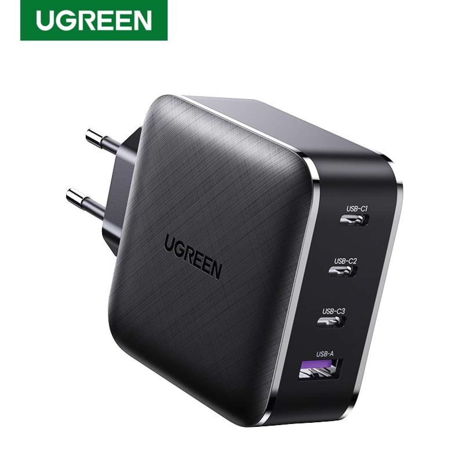Củ Sạc 4 Cổng UGREEN 65W GaN Sạc Bộ Sạc PD USB Type-C (3 USB Type-C + 1 USB-A)
