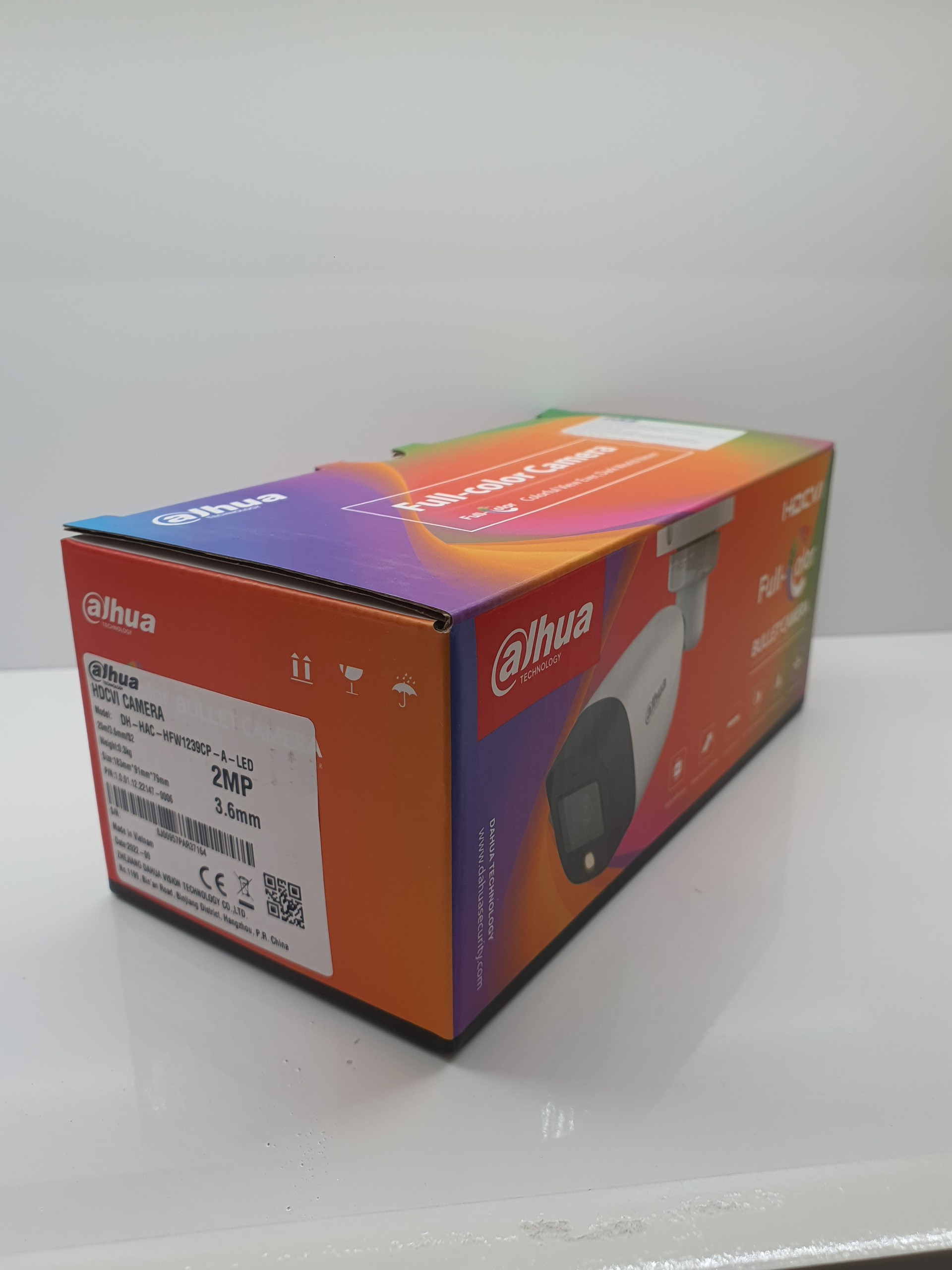Camera HDCVI DAHUA DH-HAC-HFW1239CP-A-LED 2.0 Megapixel