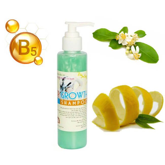 Dầu gội bưởi kích thích mọc tóc, dài tóc, dày tóc HAIR GROWTH 180ml