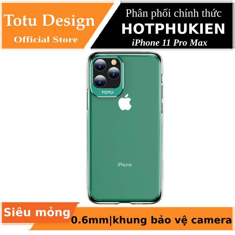 [HCM]Ốp lưng chống sốc cho iPhone 11 Pro Max (6.5 inch) Hiệu Totu Sparkling (Khung viền bảo vệ camera chống trầy xước chống ố vàng tản nhiệt tốt) - Phân phối bởi Hotphukien