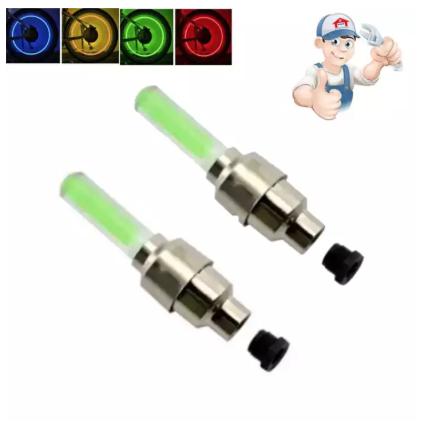 [HCM](1 bộ 2 cái) Đèn Led GẮNG VAN XE HÌNH TRỤ