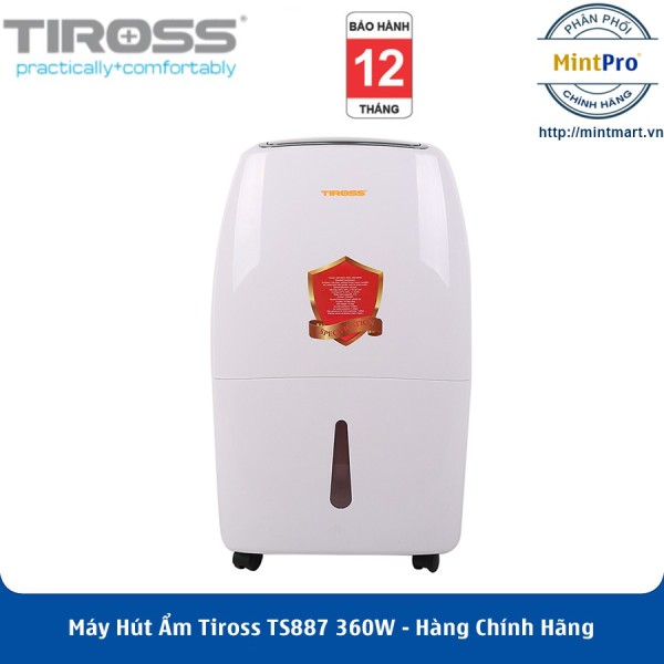 Máy hút ẩm Tiross TS887 ( hút 20Lmột ngày) công suất 360W