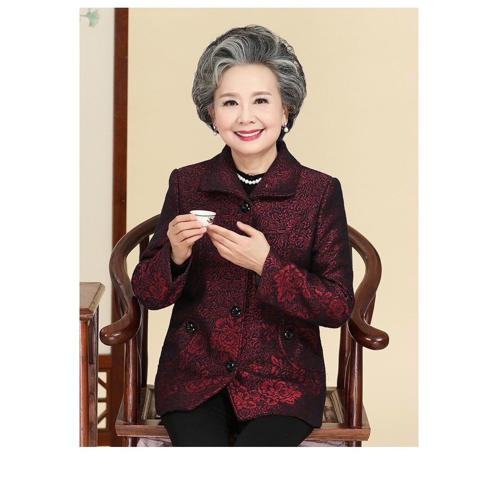 áo khoác cho người già ( da hoa ba) 🎉🎉
