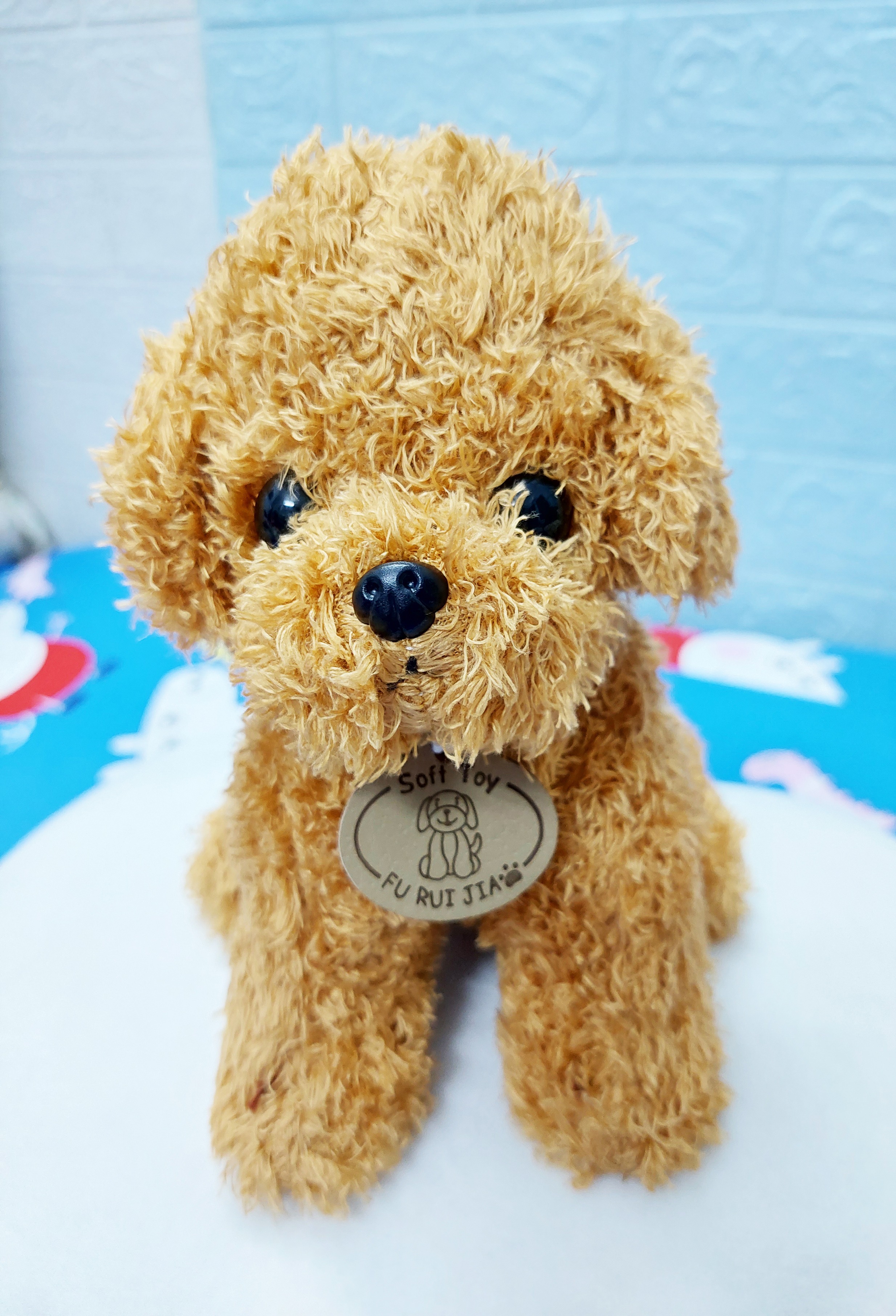 Thú bông chú chó Poodle siêu dễ thương