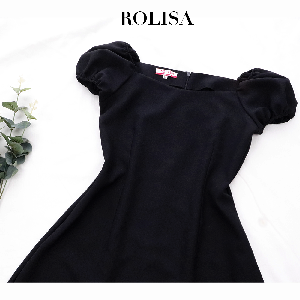 Đầm dự tiệc trễ vai  dễ thương ROLISA RD062