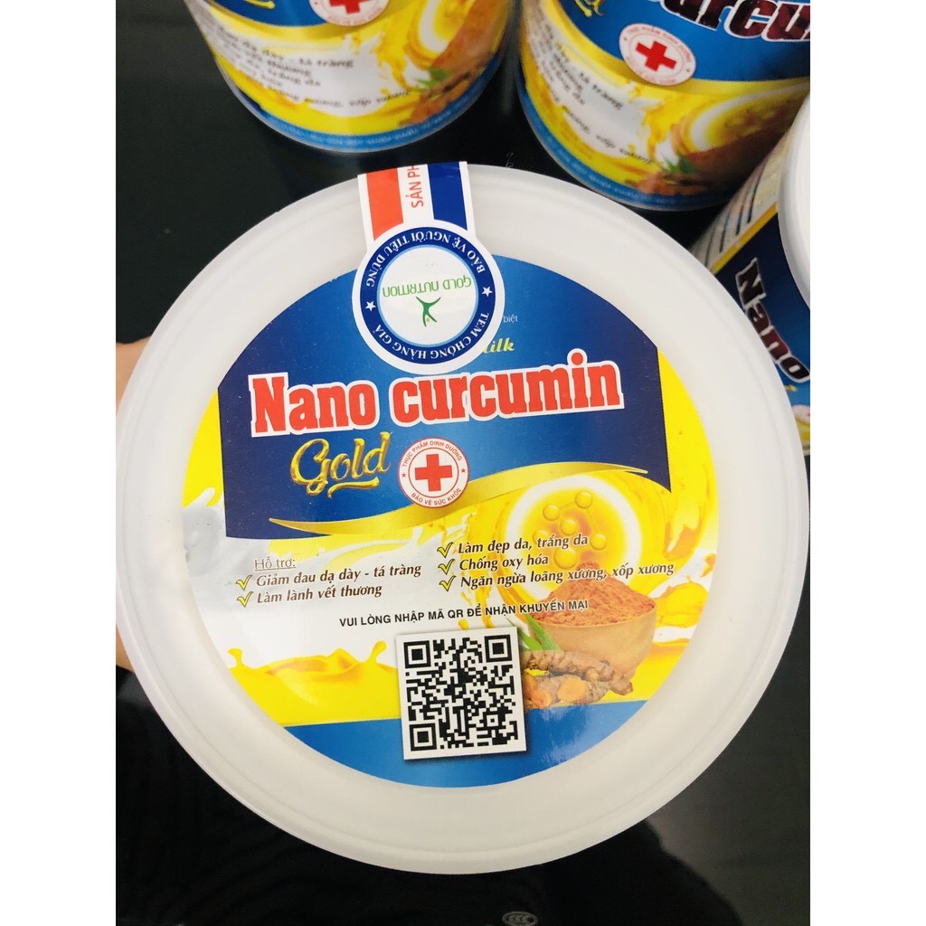 [Combo 4H 900gr] Sữa nghệ nano curcumin gold diamond