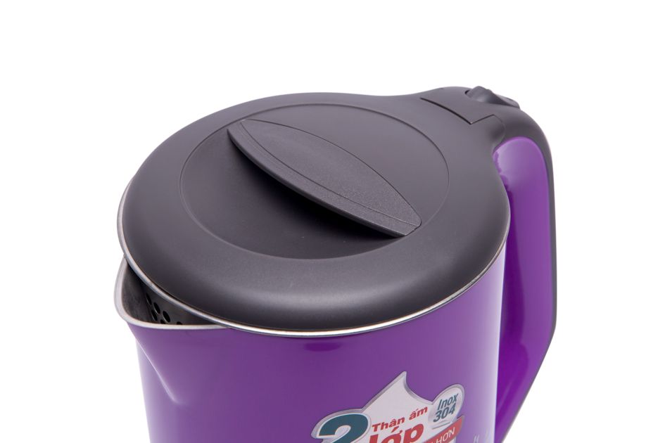 Ấm siêu tốc inox 2 lớp SUNHOUSE SHD1383P Tím