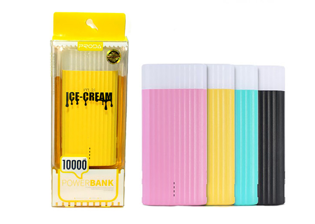 Pin Sạc Dự Phòng Proda Ice Cream 10.000mAh PPL18