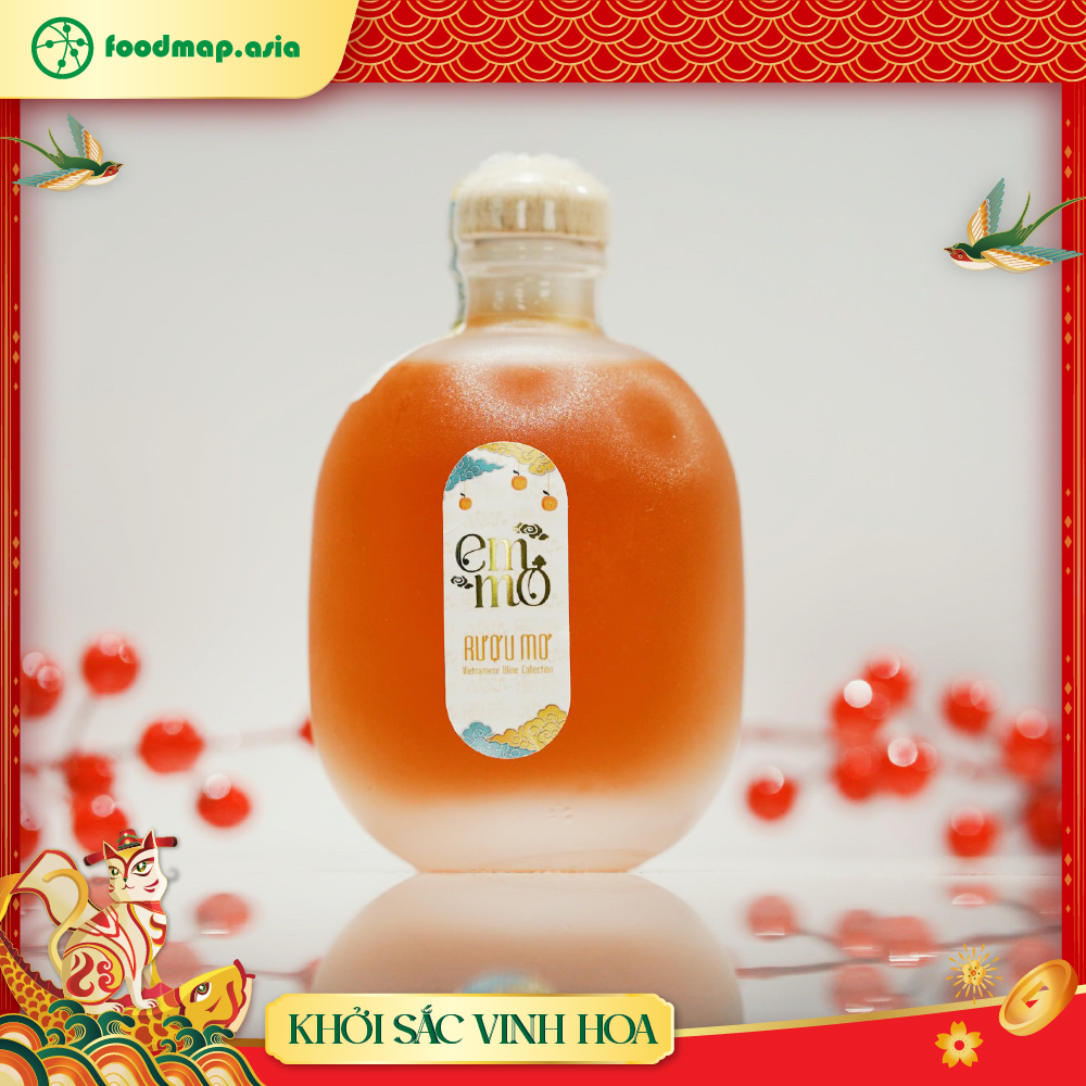 Nước Lên Men Mơ Thơm Nồng - Chai 250ml - EMMO - BST TẾT 2025