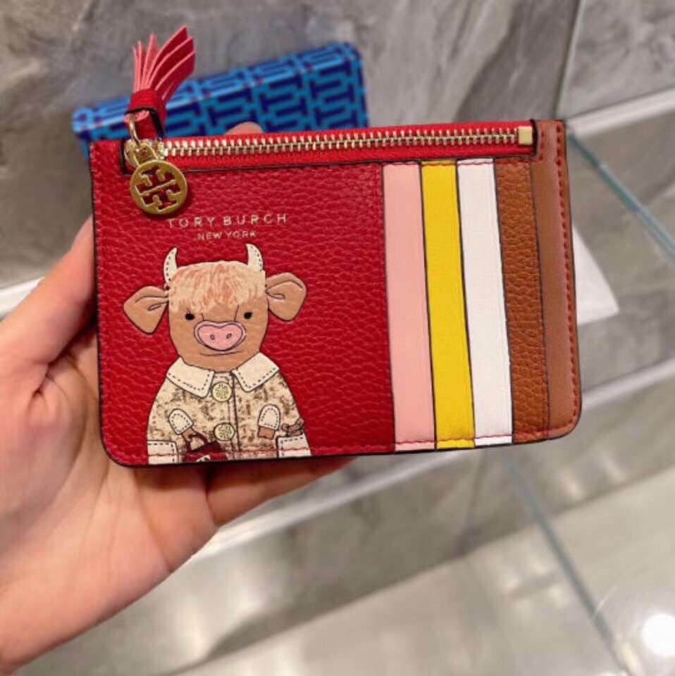 Ví đựng thẻ Tory burch da thật nguyên chiếc
