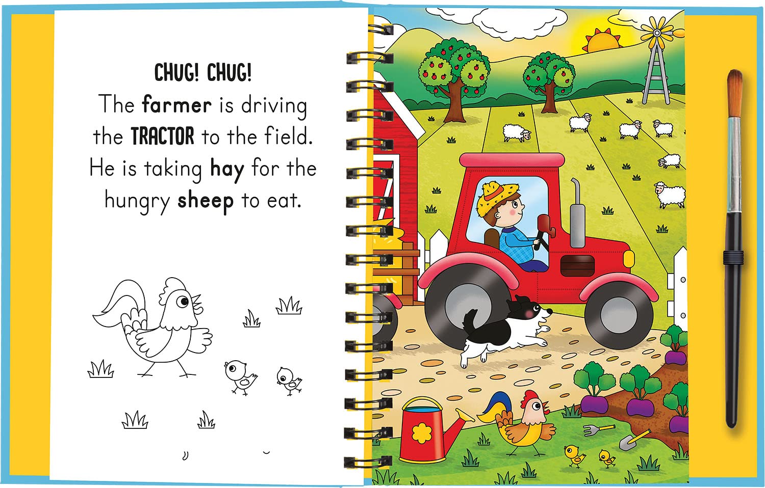 Sách-Anh: Moo and Baa - Farm