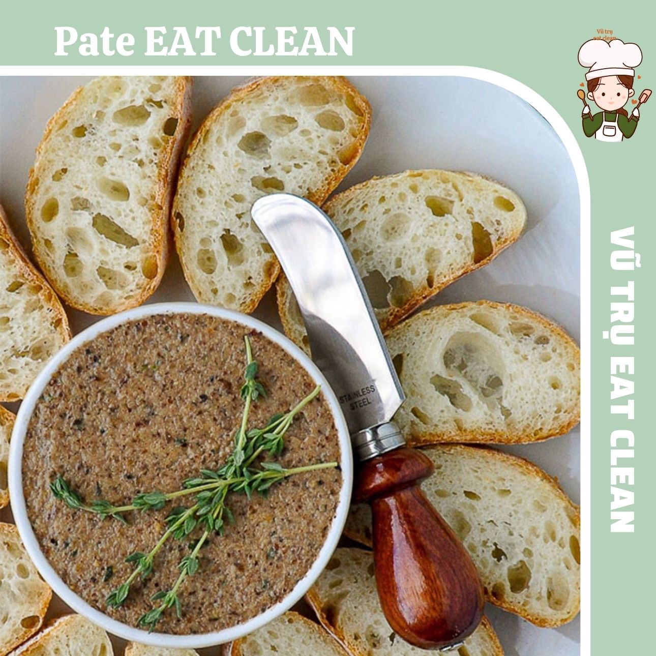 PATE ỨC GÀ EATCLEAN HŨ 300g