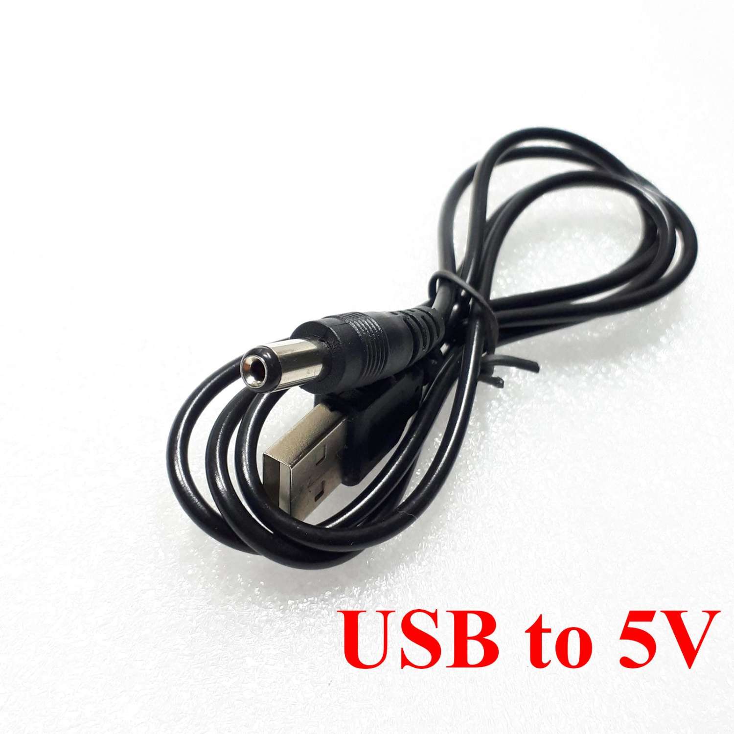 Cáp Chuyển USB ra 5V cổng tròn - Jack DC 5.5*2.1mm