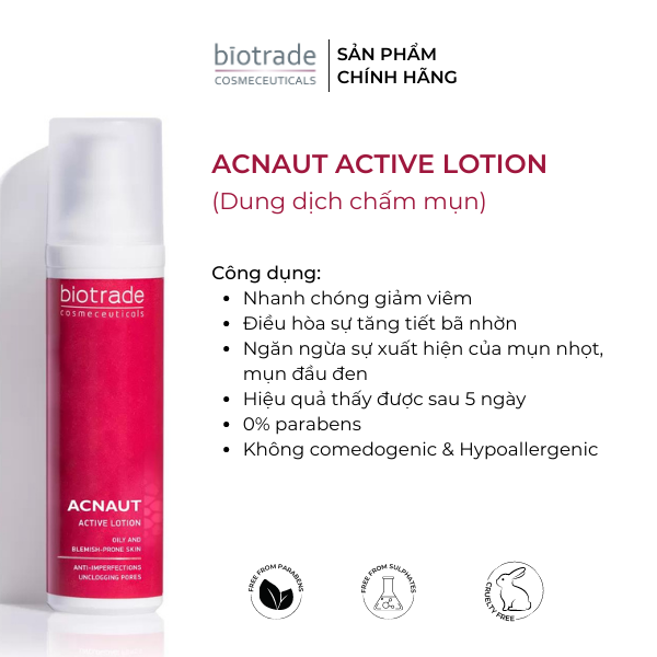 Chấm Mụn Biotrade Acnaut Active Lotion 15ml