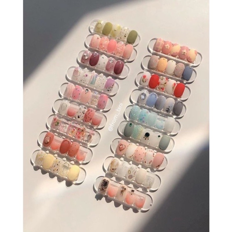 Set 10 thanh gắn móng mẫu nail