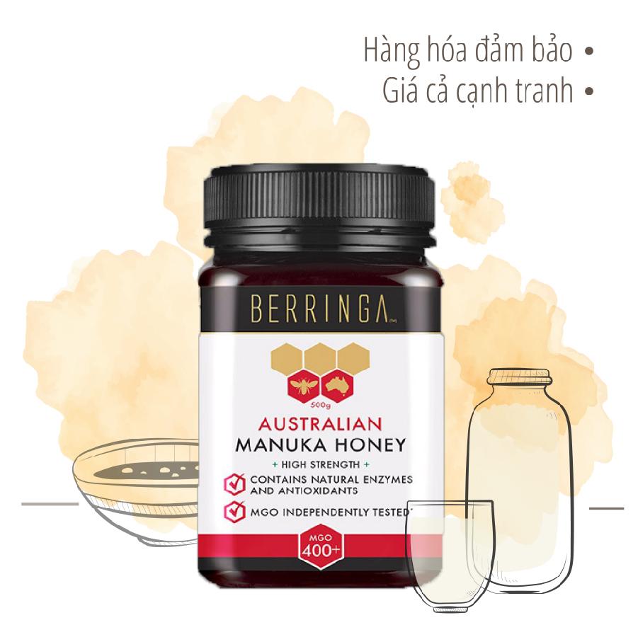 Mật ong BERRINGA Manuka 500g MGO 400+