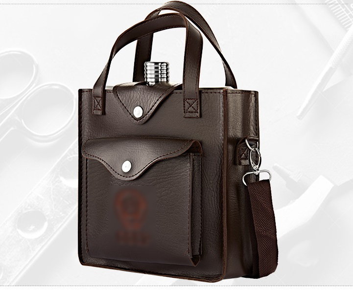Bình inox đựng rươu logo vàng cao cấp 3 lít