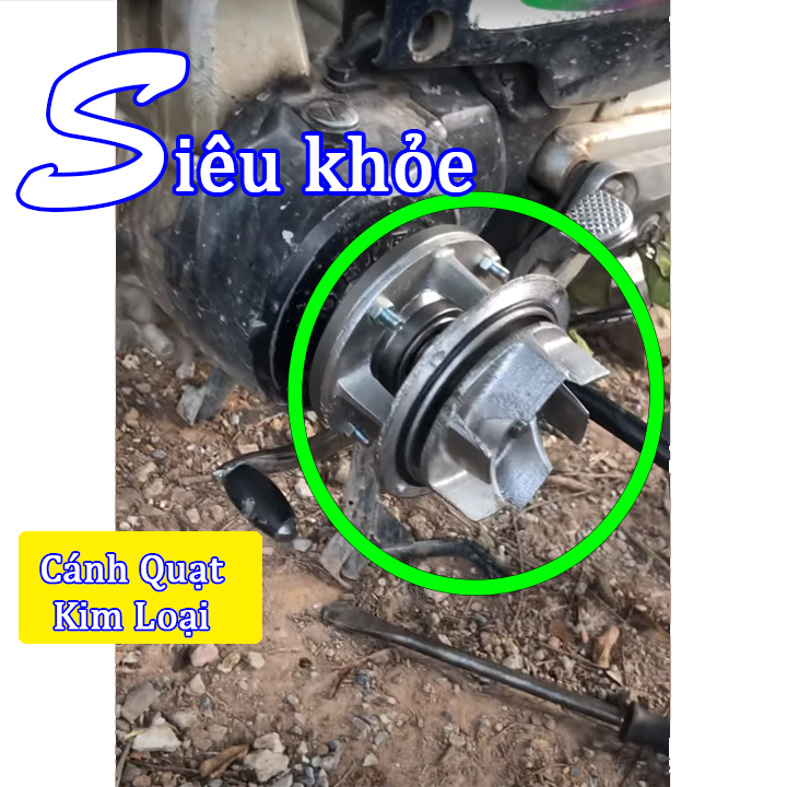 Bơm Nước Gắn Xe Máy Đầu Ra Vào 76